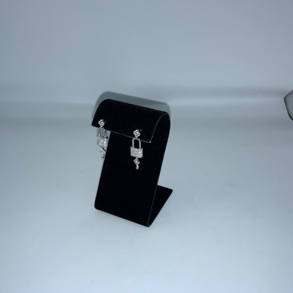 Blossom Lock & Key Earrings - Picture 7 of 10